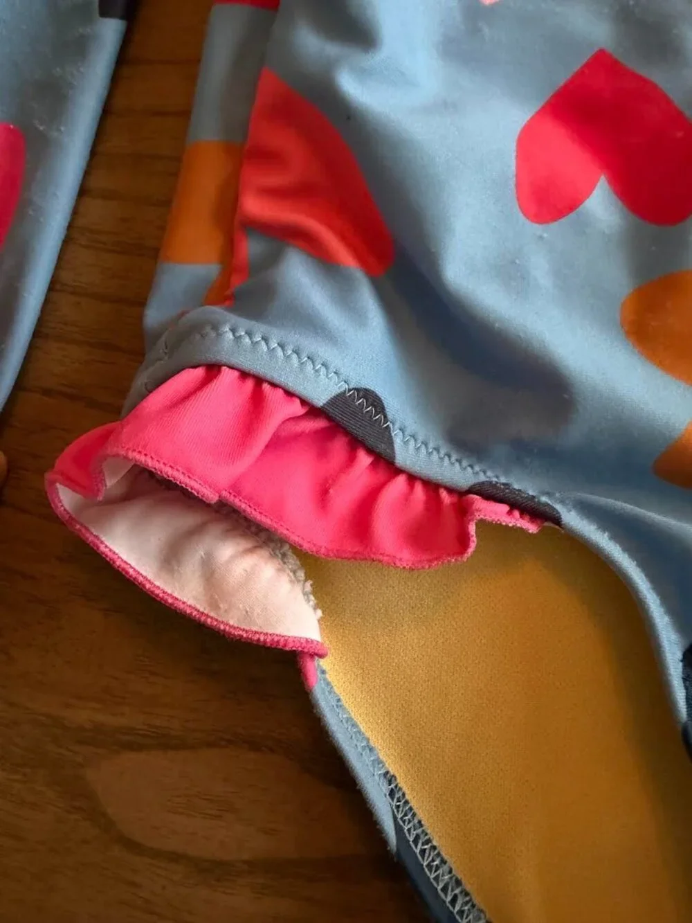 PInk Chicken Toddler Swim Suit  4T